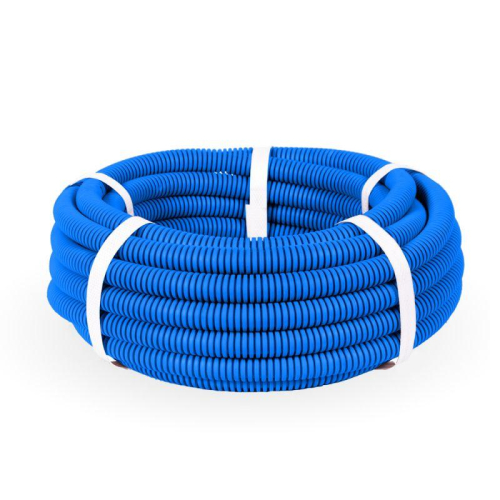 Труба гофрированная ПП легкая d20мм негорюч. (НГ) 350 Н син. (уп.10м) Промрукав PR02.0252