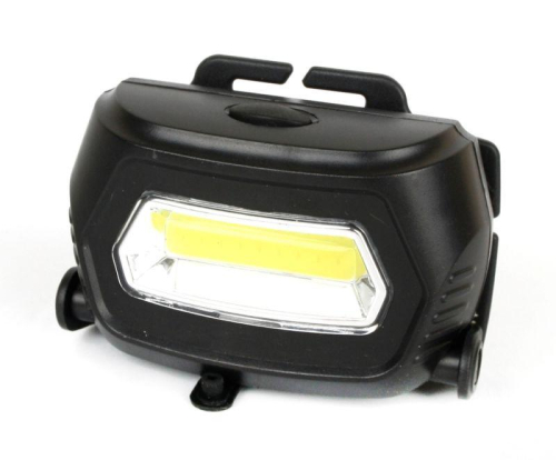 Фонарь аккумуляторный налобный LED5359 COB 3Вт 3 режима аккум. 5В пластик. черн. (бокс) Ultraflash 13803