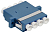 Адаптер оптический проходной LC-Quad OS2 UPC ITK FC-LCQ-UPC-09