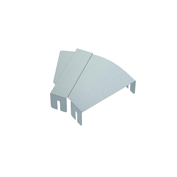 Крышка для угла горизонтального изменяемого 0-45град. осн.200 сталь "ПЛЮС" KIGLplus200 оцинк. КМ PL12392