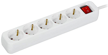 Удлинитель 5х3м 16А У05К ПВС 3х1.5 бел. UMA IEK UM-YP10-16-05-03-ZK-K01