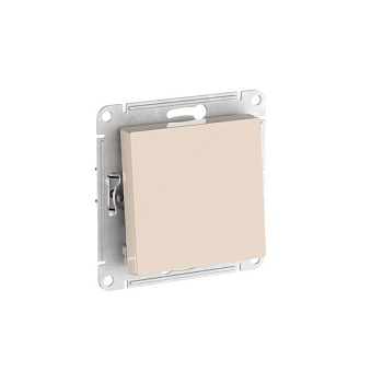 Выключатель 1-кл. AtlasDesign (сх. 1) 10AX быстрозажим. клем. механизм беж. SE ATN000211S