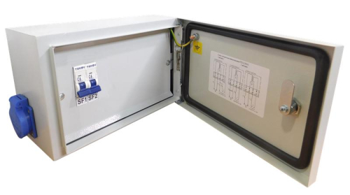 Ящик с понижающим трансформатором ЯТП 0.25 230/36 (2 авт. выкл.) IP54 TOKOV ELECTRIC TKE-TT12-36-250-54