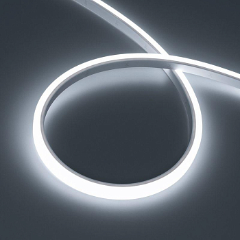 Лента светодиодная WAVE-TOP-PU-A144-10x10mm 24В White 5700К 5Вт/м IP68 wire x1 вывод боков. герметичная (уп.1м) Arlight 052596