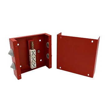 Коробка распределительная огнестойкая 200х200х80мм IP41 КРОПС-ST3 FRJB-KM-ST3-2.5-16-КРОПС-IP41 для кабелей до 2.5кв.мм 16 клемм КМ KR0161