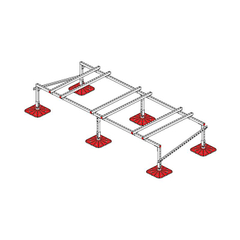 Конструкция опорная для установки оборудования TECHNORAPTOR FOOT 3000х1200 тип 2 KM-TR-F-SSEI-3000-1200-2 КМ TR0056