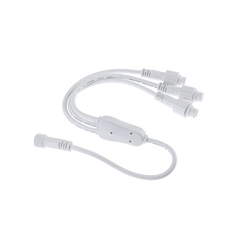 Разветвитель-Y для уличных гирлянд Professional (1 вход 3 выхода) бел. ПВХ Neon-Night 315-411