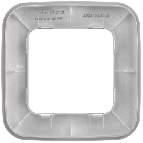 Рамка 1-м СП FLITE РУ-1-А-ФлА алюм. IEK FI-M12-31-20-K47