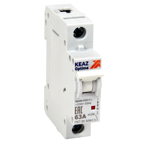 Выключатель нагрузки мод. 1п 40А OptiDin BM63P OM4 РЕГ КЭАЗ 233999