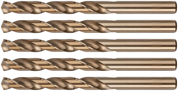 Набор сверл по металлу Profi с кобальтом 5ти-проц. 10х133мм (уп.5шт) Cutop 48-100-5