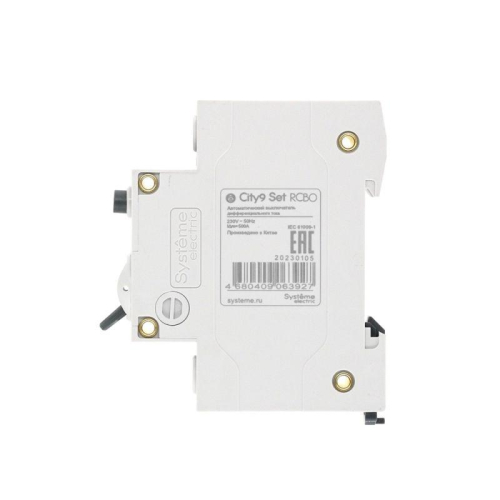 Выключатель автоматический дифференциального тока 2п (1P+N) C 40А 30мА тип A 4.5кА City9 Set 230В SE C9D55640