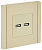 Розетка USB A+A 3.1А FORTE&PIANO FP449 ваниль IEK FP-U21-D31-K10