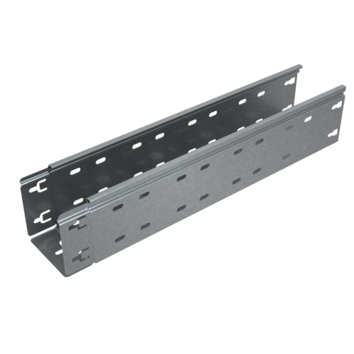 Лоток листовой перфорированный 300х100 L3000 сталь 1мм "Быстрый монтаж ПЛЮС" LPplus100-300-1.0-3000 оцинк. КМ PL0278