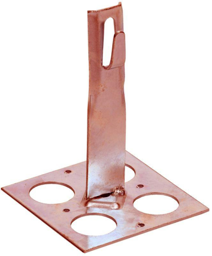 Держатель проводника круглого 6-8мм плоск. кровля H=150мм медь IEK ZDP85-50-1-68-150