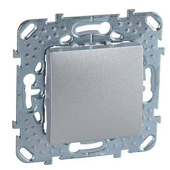 Механизм переключателя проходного 1-кл. СП Unica Top 10А IP20 (сх. 6) алюм. SchE MGU5.203.30ZD