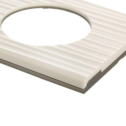 Рамка 1-м Celiane Corian бел. рельеф Leg 069011