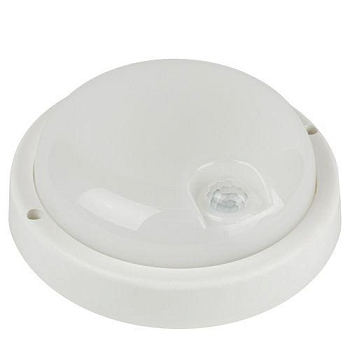 Светильник светодиодный SPB-201-3-40K-008 8Вт 4000К IP65 760лм ЖКХ с ИК датчиком движения бел. Эра Б0062507