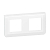 Рамка 2х2мод. Mosaic бел. Leg 277804L