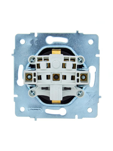 Розетка 1-м СП ASTI 16А IP20 с заземл. защ. шторки термопласт механизм черн. бархат. LEZARD 7081-4288-124B