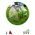 Теплица GA-House-medium со светильником в компл. 1800х900х900мм 2 отсека Green Apple Б0063840