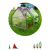 Теплица GA-House-medium со светильником в компл. 1800х900х900мм 2 отсека Green Apple Б0063840