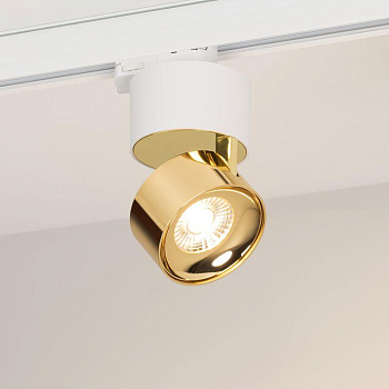 Светильник SP-PLURIO-TRACK-4TR-R77-9W Day4000 WH-BRS 36 deg 230В 9Вт 4000К IP20 метал. Arlight 038100