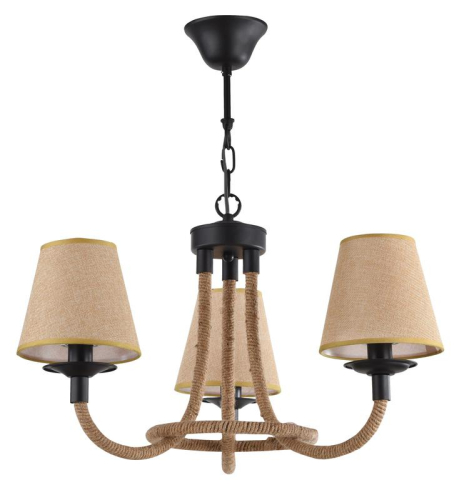 Люстра Corda Е14х3 60Вт IP20 Freya FR4402-PL-03-GB