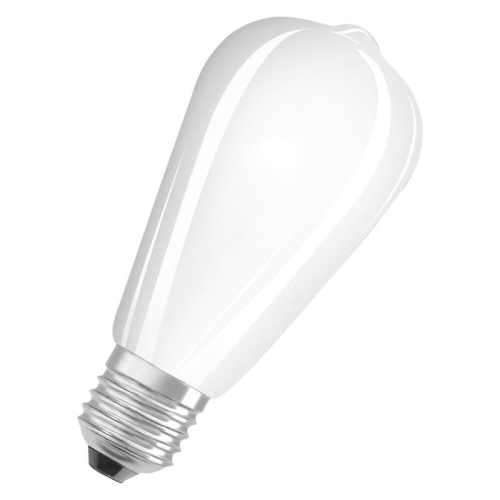 Лампа светодиодная филаментная PARATHOM CL Edison GL FR 40 non-dim 4W/827 4Вт 2700К тепл. бел. E27 470лм ST64 угол пучка 300град. 220-240В (замена 40Вт) матов. стекло OSRAM 4058075590595