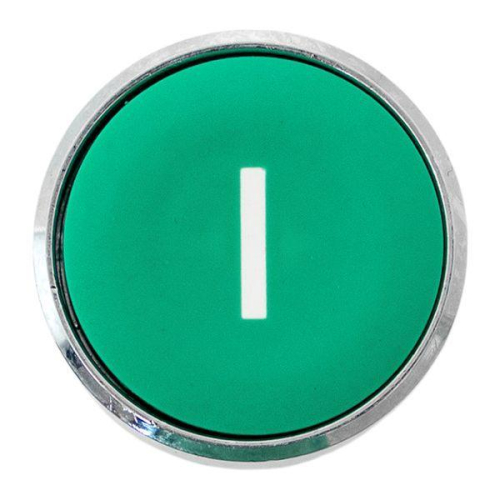 Механизм кнопки исполнительный "I" XB4 зел. плоский возвратный без фиксации IP65 EKF XB4BA-3152C-65
