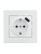Розетка 1-м СП Vesna с заземл. с заряд. устройством USB механизм бел. LEZARD 742-0288-181 Розетка 1-м СП Vesna с заземл. с заряд. устройством USB механизм бел. LEZARD 742-0288-181