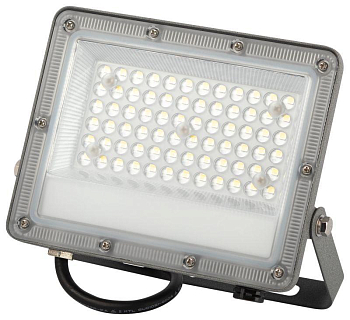 Прожектор светодиодный PRO LPR-063-0-65K-050 50Вт 6500К IP65 5000лм Г 90град. сер. Эра Б0067705