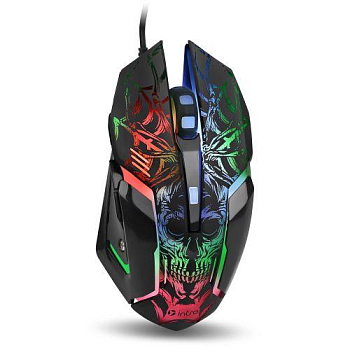 Мышь MG450 игровая проводная 1200-3600dpi черн. Intro Б0056133