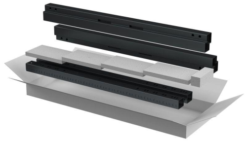 Комплект стоек и профилей для шкафа 24U черн. LINEA E ITK LE05-24UXX-XL