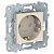 Механизм розетки 1-м СП 2мод. Unica New 16А IP21 250В с заземл. защ. шторки быстрозажим. клеммы беж. SchE NU505744