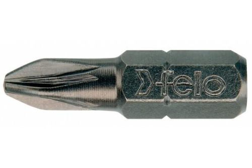 Бита крестовая Industrial PZ 1х25 10шт в пластиковом боксе FELO 02101016