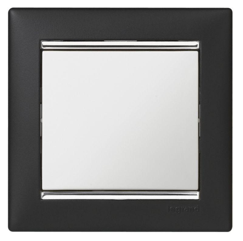 Рамка 1-м Valena горизонт. ноктюрн/сереб. Leg 770391