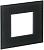 Рамка 1-м SKANDY SK-F21G стекло графит IEK SK-M12-G-K53