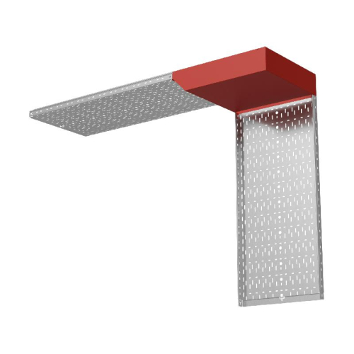 Угол для лотка вертикальный внешний L 50х600мм с разворотом трассы на 90град. "ПЛЮС" HD85 КМ PL18494