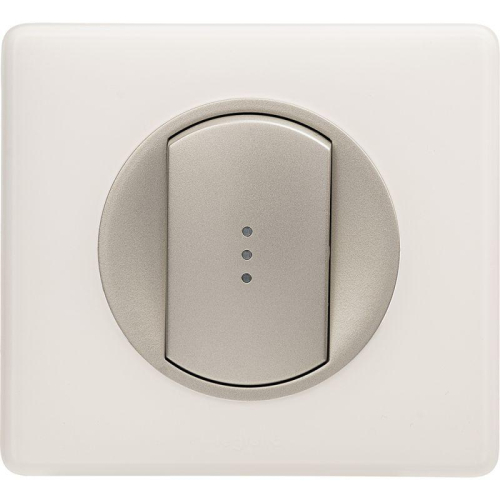 Выключатель 1-кл. 1п 2мод. СП Celiane 10А IP21 230В 10AX механизм сер. Leg 067002