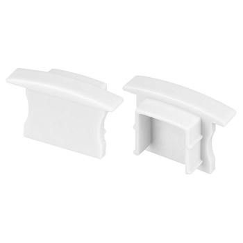 Заглушка LINE-2315-F глухая WHITE пластик (комплект) Arlight 044267