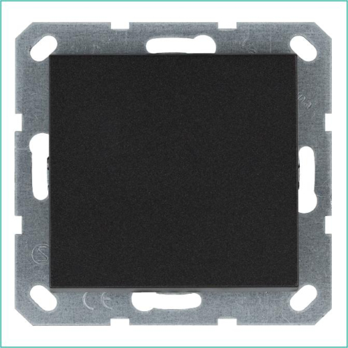 Выключатель 1-кл. 10А IP20 механизм анрацит Jasmart G3011B