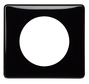 Рамка 1-м Celiane черн. глянец Leg 066681