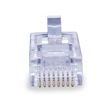 Коннектор 8P8C UTP 5e 50U (RJ-45) 2pb (уп.100шт) SUPRLAN 10-0241