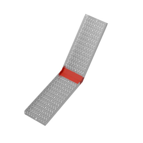 Угол для лотка вертикальный внутренний 45град. 100х500мм "ПЛЮС" HD85 КМ PL17698