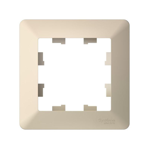 Рамка 1-м AtlasDesign Air беж./дым. бел. SE ATN220201