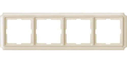 Рамка 4-м Merten беж. SchE MTN483444