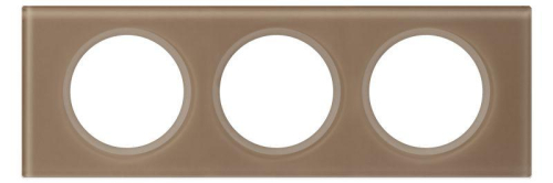 Рамка 3-м Celiane смальта мокка Leg 069463