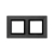 Рамка 2-м 4мод. Avanti метал. графит. DKC 4407854 Рамка 2-м 4мод. Avanti метал. графит. DKC 4407854