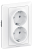 Розетка 2-м СП Valena In'matic 16А IP20 250В 2х2P+E защ. шторки безвинтов. клеммы механизм Leg 753031 Розетка 2-м СП Valena In'matic 16А IP20 250В 2х2P+E защ. шторки безвинтов. клеммы механизм Leg 753031