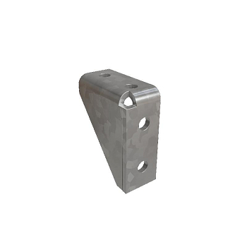 Соединитель угловой 4 отверстия 6мм USG4 КМ LO34796